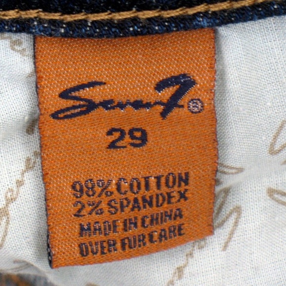 Seven7 Bootcut Jeans Embellished Pockets 31x32.5 - Picture 6 of 7